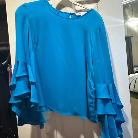 Milly- Satin Blouse - Picture 2 of 6